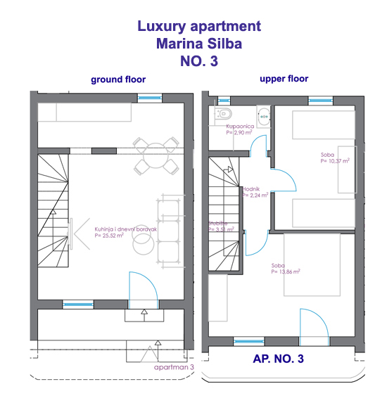 Marina Silba No. 3 floor plan
